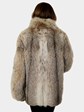 Woman's Natural Canadian Lynx Fur Jacket