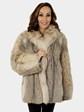 Woman's Natural Canadian Lynx Fur Jacket
