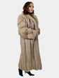 Woman's Amber Fox Fur Coat