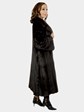 Woman's Mahogany Female Mink Fur Coat