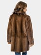 Woman's Reversible Demi Buff Mink Fur Jacket