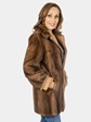 Woman's Reversible Demi Buff Mink Fur Jacket