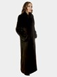 Woman's Brown Sheared Mink Fur Coat