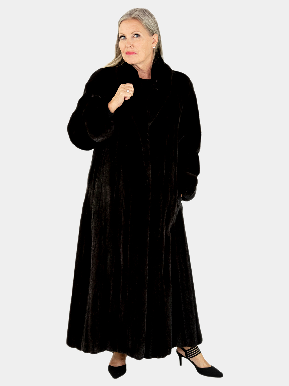 Woman's Ranch Female Mink Fur Coat