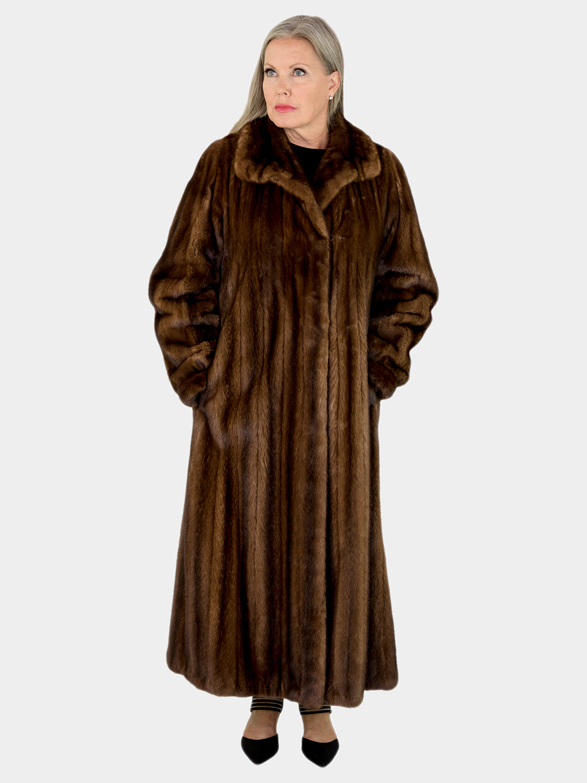 Woman's Demi Buff Female Mink Fur Coat