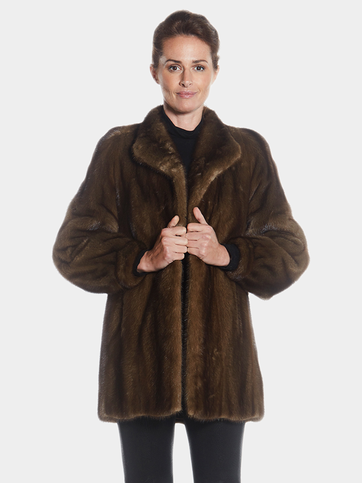 Womens Lunaraine Mink Fur Jacket