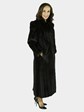 Woman's Vintage Deep Mahogany Female Mink Fur Coat