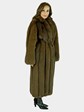 Woman's Brown Fox Fur Coat