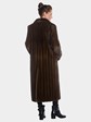 Womens Lunaraine Mink Fur 7/8 Coat