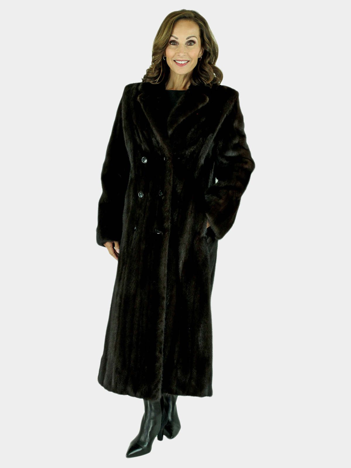 Woman's Ranch Female Mink Fur Coat