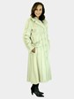 Woman's Tourmaline Female Mink Fur Coat