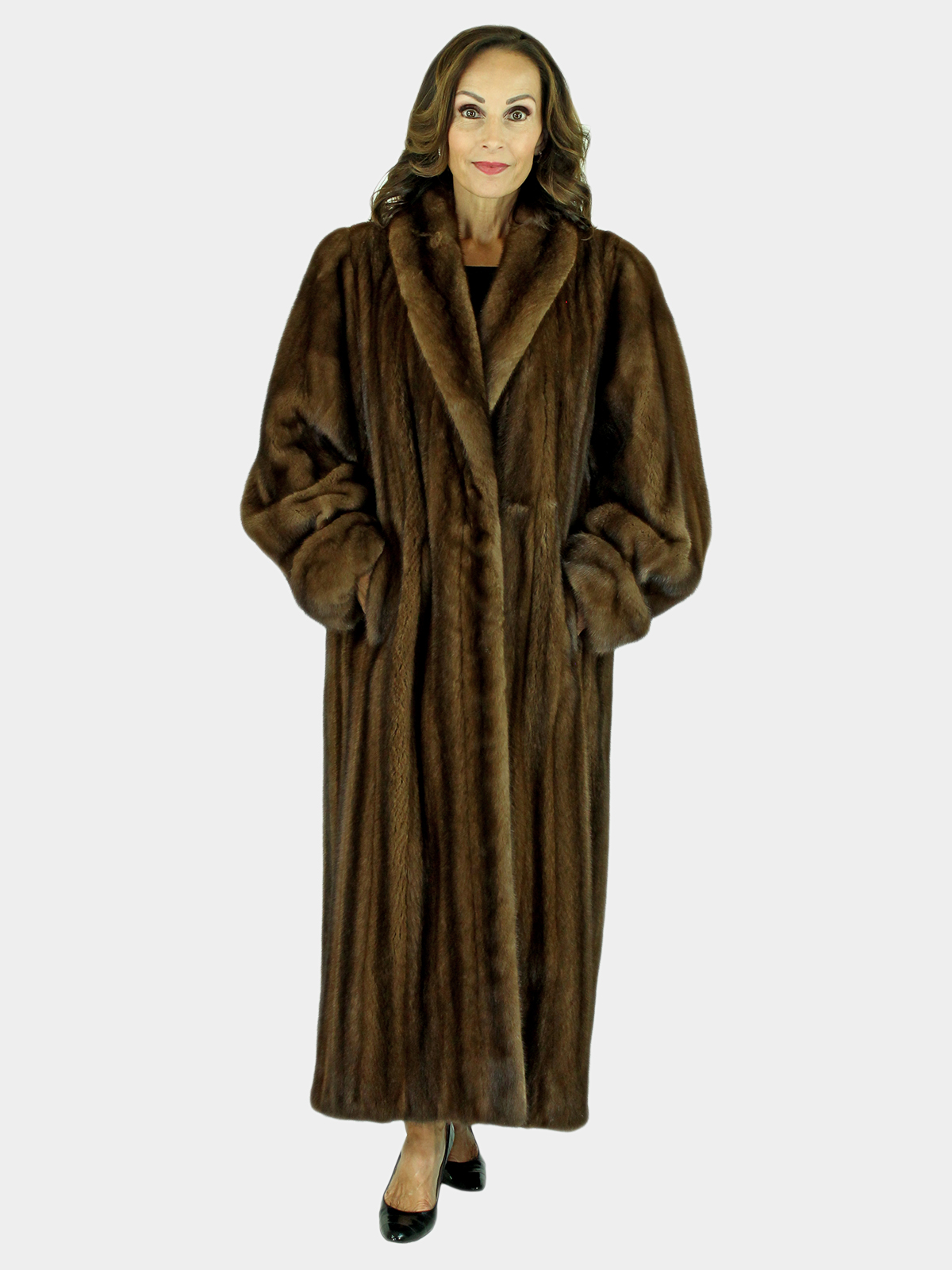 Woman's Demi Buff Female Mink Fur Coat