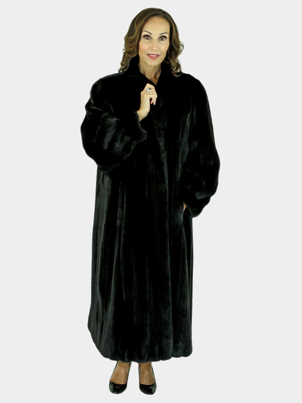 Woman's Female Ranch Mink Fur Coat