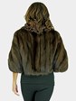 Woman's Natural Russian Sable Fur Bolero Jacket