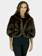 Woman's Natural Russian Sable Fur Bolero Jacket