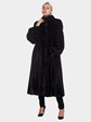 Woman's Full Length Ranch Mink Fur Coat