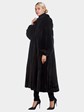 Woman's Full Length Ranch Mink Fur Coat