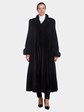 Woman's Full Length Neiman Marcus Ranch Mink Fur Coat