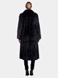 Woman's Saga Mink Ranch Mink Fur  Coat