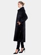 Woman's Saga Mink Ranch Mink Fur 7/8 Coat