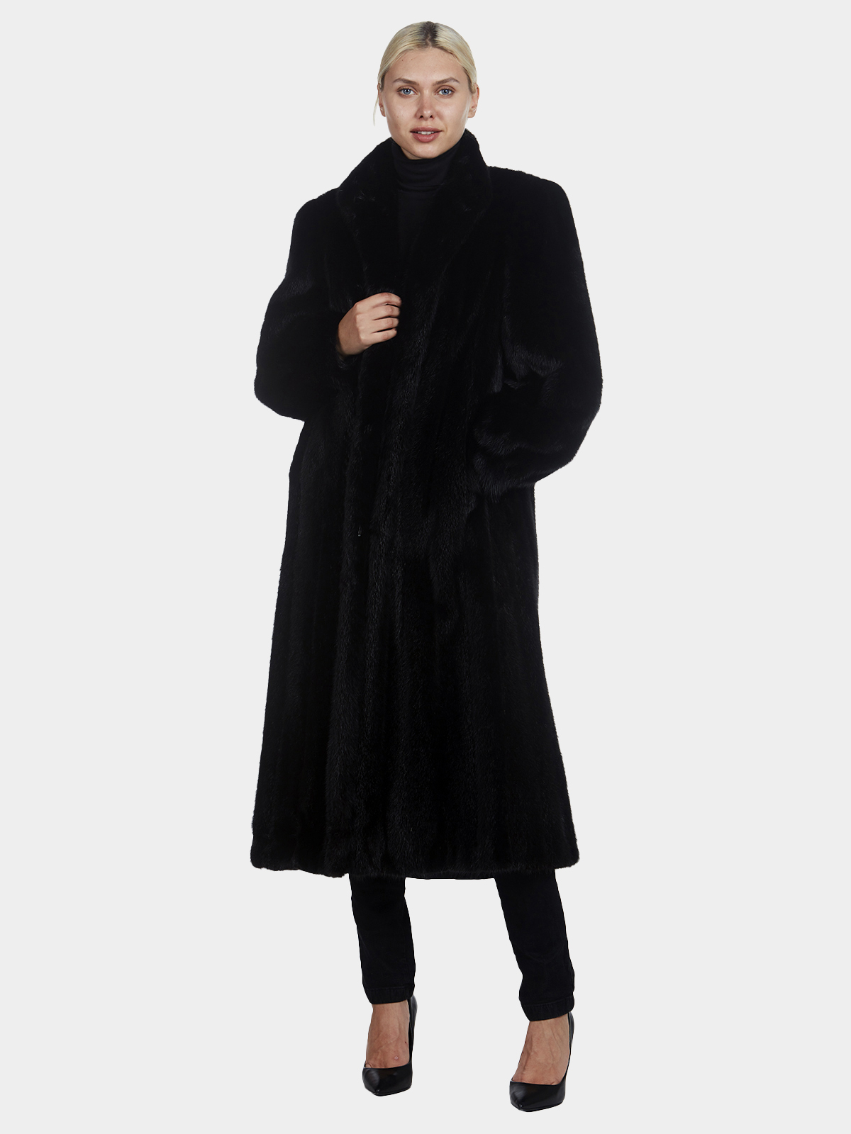 Woman's Ranch Mink Fur Coat