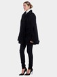 Woman's Revillon Black Broadtail Lamb Jacket