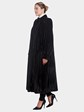 Woman's Full Length Megaris Ranch Mink Fur Coat