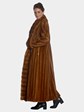 Woman's Full Length Wild Type Mink Fur Coat