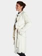 Woman's White Rabbit Hideout Coat