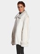 Man's White Mink Fur Jacket