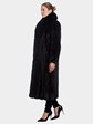 Woman's Full Length Ranch Mink Fur Coat