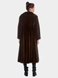 Woman's Thorpe Lunaraine Mink Coat with Notch Collar