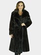 Woman's Dark Mahogany Female Mink Fur Coat