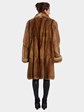 Woman's Timeless Golden Sable Fur 7/8 Coat