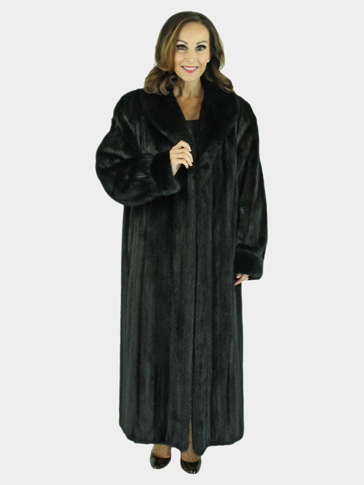 Woman's Ranch Female Mink Fur Coat