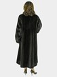 Woman's Dark Mahogany Female Mink Fur Coat