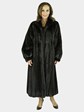 Woman's Dark Mahogany Female Mink Fur Coat