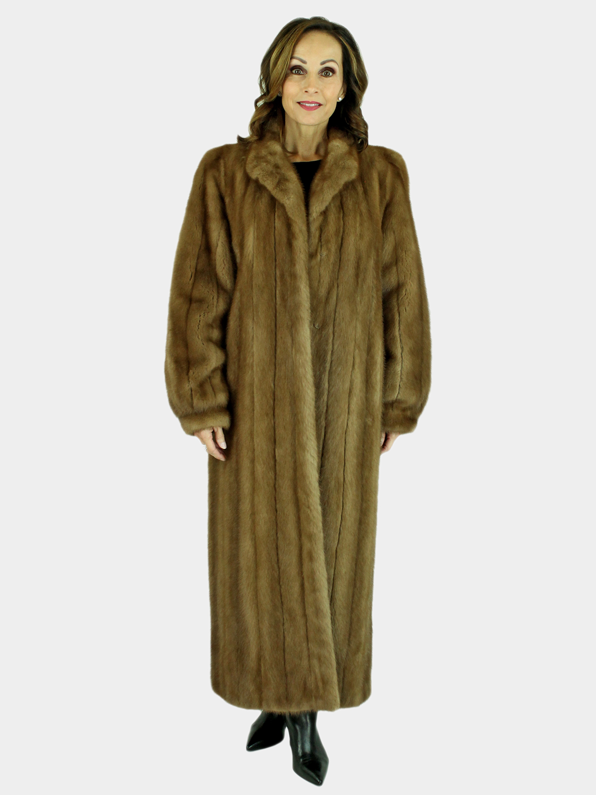 Woman's Pastel Mink Fur Coat