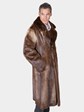 Man's Double Breasted Otter Fur Coat