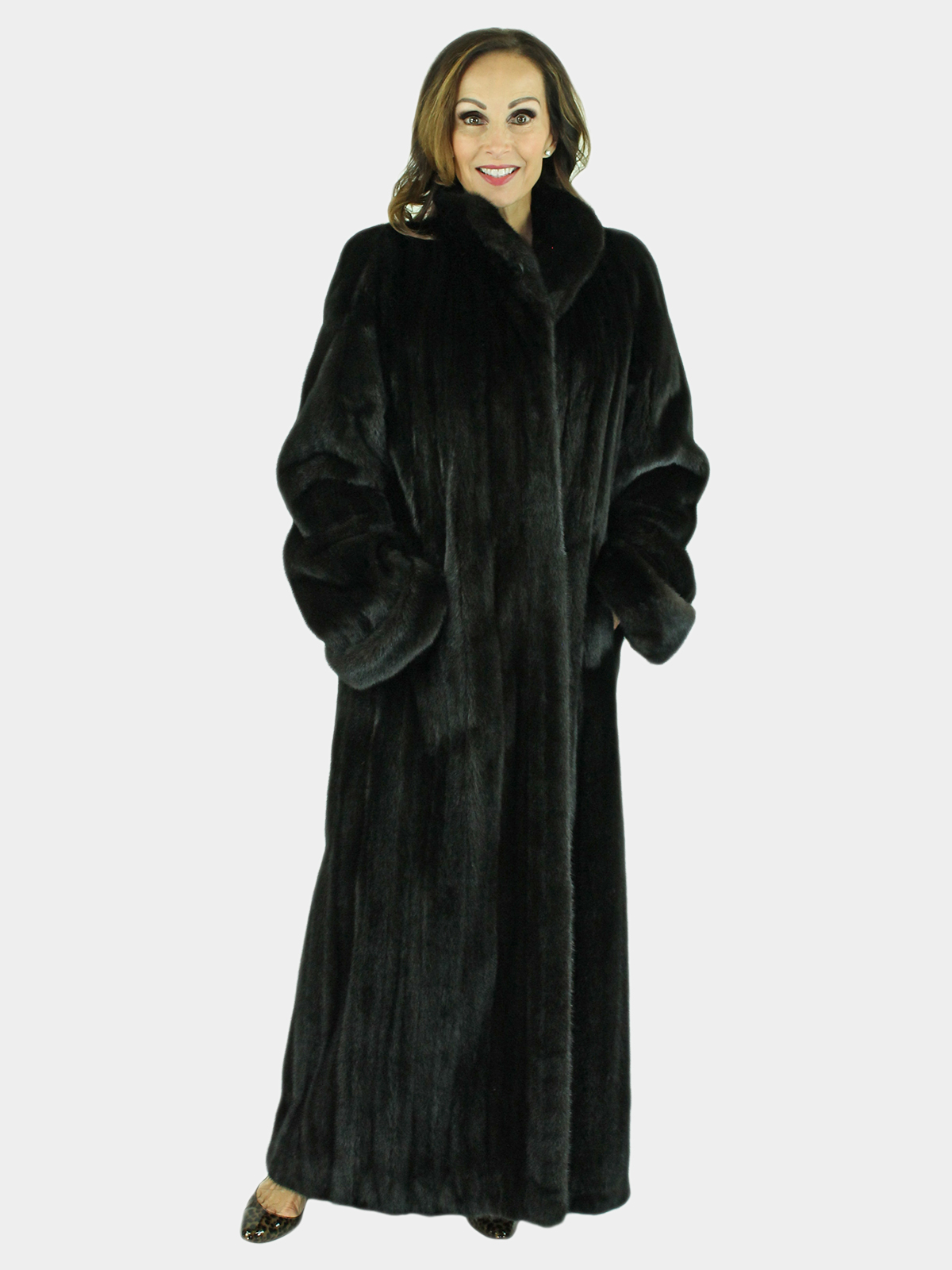 Woman's Ranch Female Mink Fur Coat