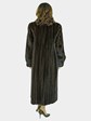 Woman's Mahogany Female Mink Fur Coat