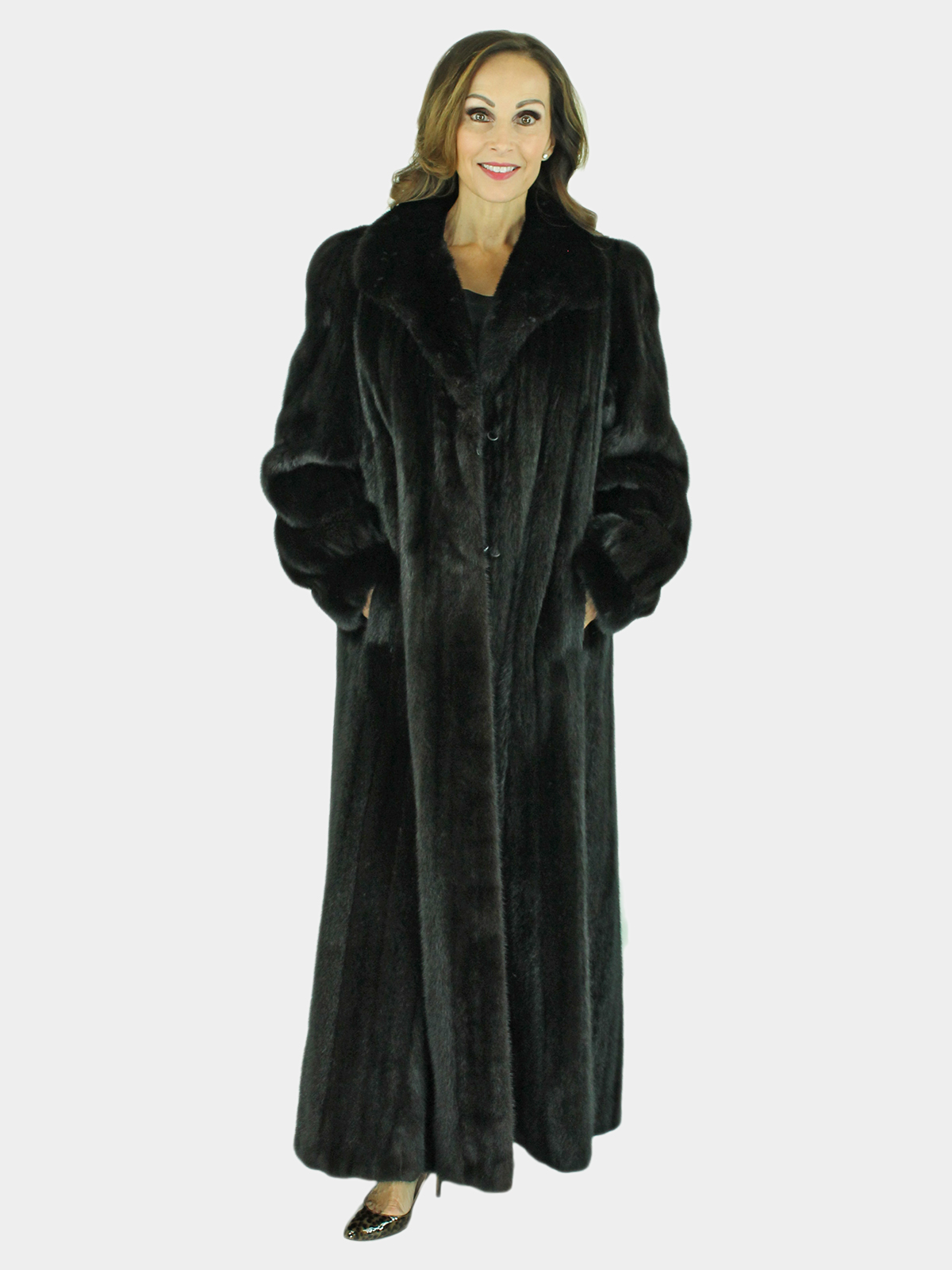 Woman's Ranch Female Mink Fur Coat