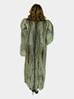 Woman's Silver Fox Fur Coat
