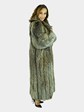 Woman's Silver Fox Fur Coat