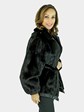 Woman's Ranch Mink Fur Jacket Reversing to Leather