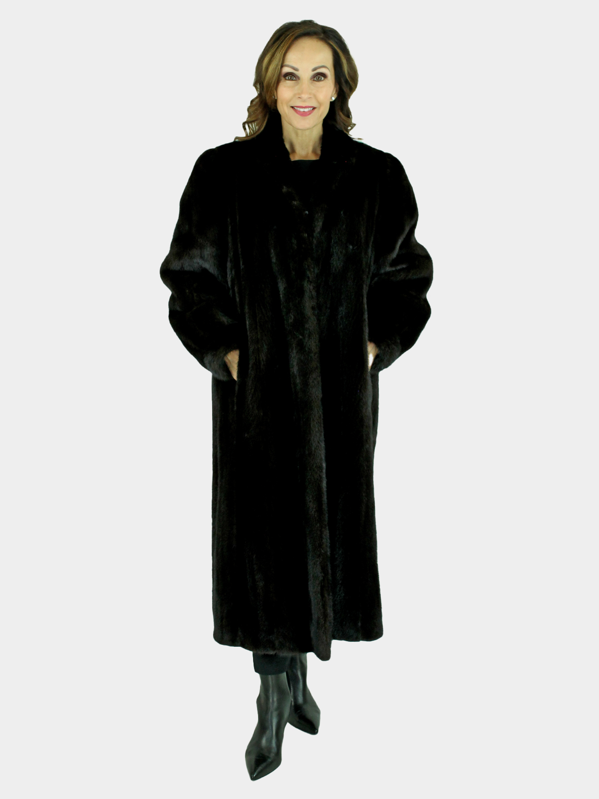 Woman's Ranch Mink Fur Coat