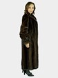 Woman's Mahogany Mink Fur Coat