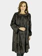 Fendi Woman's Swakara Lamb Fur 3/4 Coat