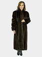 Woman's Mahogany Mink Fur Coat