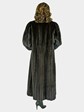 Woman's Dark Mahogany Female Mink Fur Coat